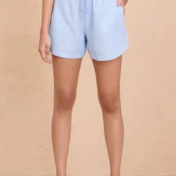 Nykd By Nykaa Super Comfy Cotton Relax Fit Shorts-55