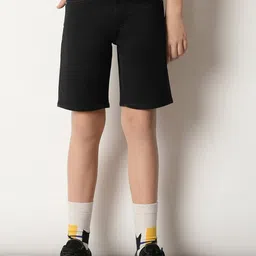 Jack & Jones Junior Boys Knee Length Pure Cotton Denim Shorts-image-37