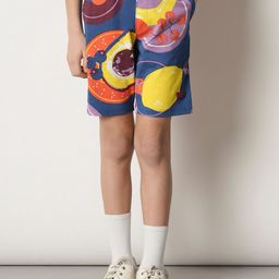 Jack & Jones Junior Boys Mid-Rise Conversational Printed Pure Cotton Shorts-picture-15