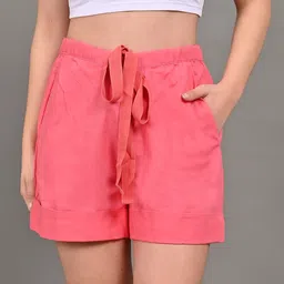 NoBarr Women Mid-Rise Cotton Regular Shorts-image-11