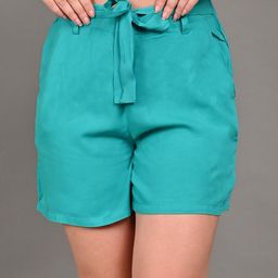 NoBarr Women Mid-Rise Tie Up Shorts-66