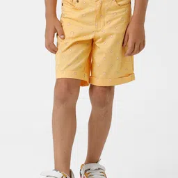 KATE & OSCAR Boys Conversational Printed Cotton Regular Shorts-15