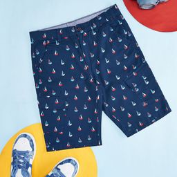 Pantaloons Junior Boys Conversational Printed Cotton Shorts-image-83