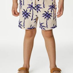 Marks & Spencer Boys Tropical Printed Shorts-43