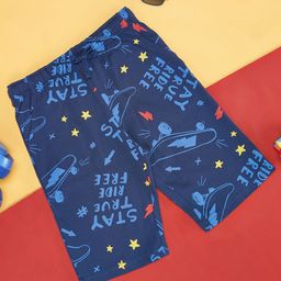Pantaloons Junior Boys Conversational Printed Cotton Shorts-image-92