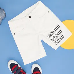 Pantaloons Junior Boys Typography Printed Shorts-picture-27