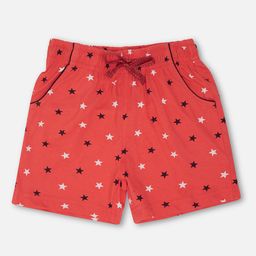 Sweet Dreams Girls Red Printed Shorts-image-56