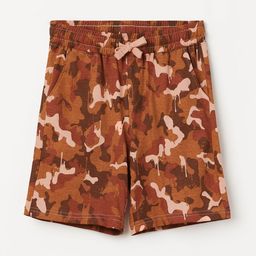 Fame Forever by Lifestyle Boys Camouflage Mid-Rise Cotton Shorts-image-86