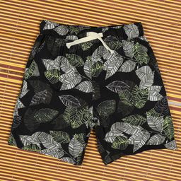 The Lion and The Fish Boys Tropical Printed Relaxed Fit Mid-Rise Regular Casual Shorts-image-57