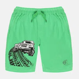 KiddoPanti Boys Printed Regular Fit Cotton Shorts-picture-14