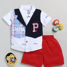 Toonyport Infant Boys Printed Shirt with Shorts-picture-14