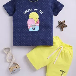 BAESD Boys Printed Pure Cotton T-shirt with Shorts-picture-36