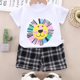 Bold N Elegant Kids Printed T-shirt with Shorts-image-55