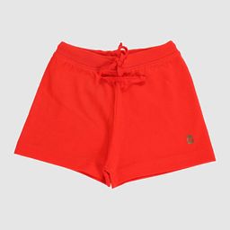 Bodycare Kids Girls Mid-Rise Shorts Solid Pack of 1-Tomato Red-44