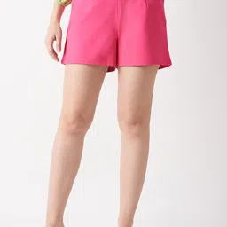 Globus Women Regular Fit Mid-Rise Hot Shorts-image-34