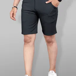 INDICLUB Men Striped Running Shorts-33