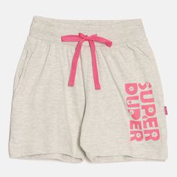 DIXCY SCOTT Slimz Girls Mid Rise Typography Printed Cotton Shorts-image-58