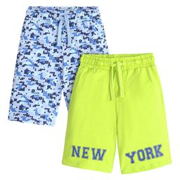 Honeyhap Premium Pack Of 2 Boys Printed Pure Cotton Shorts-45