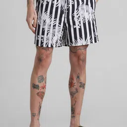 Jack & Jones Men Tropical Printed Low-Rise Shorts-picture-46