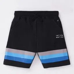 Ed-a-Mamma Boys Striped Cotton Regular Fit Shorts-image-51