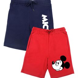 Disney by Wear Your Mind Boys  Pack of 2 Printed Mickey Mouse Shorts-picture-12