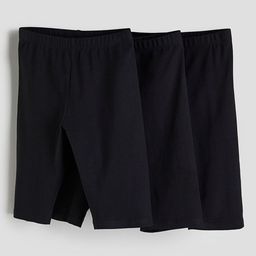 H&M Girls 3-Pack Jersey Cycling Shorts-image-87