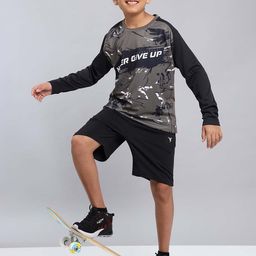 Technosport Boys Mid-Rise Slim Fit Antimicrobial Technology Sports Shorts-image-82