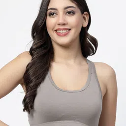 Docare Pack of 2 Full Coverage Non Padded Workout Bras With All Day Comfort image 2