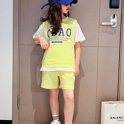 StyleCast x Revolte Girls Colourblocked Top with Shorts-image-57