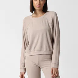 FOREVER 21 Taupe T-shirt With Shorts-image-5