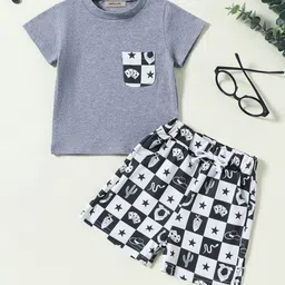 INCLUD Boys Printed T-shirt with Shorts-image-31