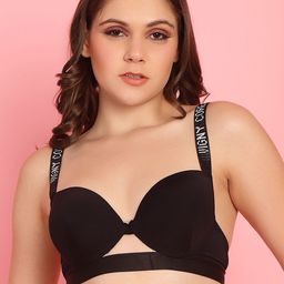 PrettyCat Half Coverage Underwired Lightly Padded Push-Up Bra - All Day Comfort image 1
