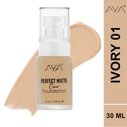 AYA Perfect Matte Water Resistant Cover Foundations 30 ml - Ivory 01-20