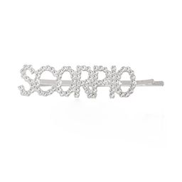 Vembley Women Silver-Toned & White Scorpio Embellished Bobby Pins-image-85