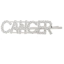 Vembley Women Silver & White Cancer Embellished Hairclip-image-77