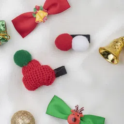 Arendelle Girls Multicoloured Set of 4 Alligator Hair Clip-29