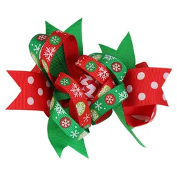 Arendelle Girls Green & Red Alligator Hair Clip-picture-10