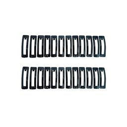 CHRONEX Pack of 24 Women Black Tic Tac Hair Clip-47