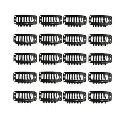 CHANDERKASH Women Black Tic Tac Hair Clip-42