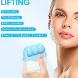 Getmecraft 2 In 1 Puffiness Ice Roller For Face & Eye - Blue-16