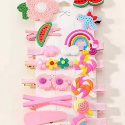 LYTIX Girls Set Of 14 Tic Tac Hair Clip-47