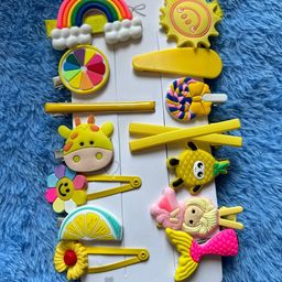 LYTIX Girls Set Of 14 Tic Tac Hair Clip-3