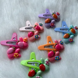 LYTIX Girls Set Of 12 Bunny Tic Tac Hair Clips-54