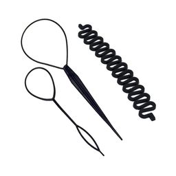 CHRONEX Women Black Set of 3 Hair Accessory Set-25