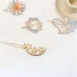 CHRONEX Set Of 4 Metal Hair Clips-57