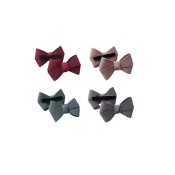 LYTIX Girls Set Of 8 Bow-Shaped Alligator Hair Clip-4