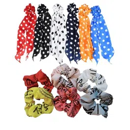 CHRONEX Women Set Of 12 Ponytail Holders-27