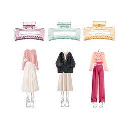 CHRONEX Set of 3 Claw Clips-13