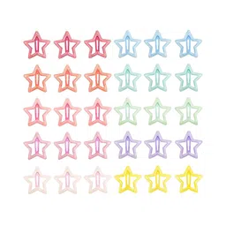 LYTIX Girls Set Of 12 Assorted Non Slip Tic Tac Hair Clip-73