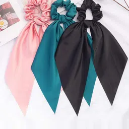 CHANDERKASH Women Set Of 8 Lace Ponytail Holders-11